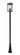 4 Light Outdoor Post Mounted Fixture (276|5019PHBR-519P-BK)