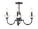 4 Light Semi Flush Mount (276|352-4SF-MB)