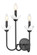 3 Light Wall Sconce (276|352-3S-MB)