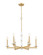 6 Light Chandelier (276|3045-6MGLD)