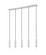 5 Light Linear Chandelier (276|1956P-5L-BN)