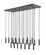 23 Light Linear Chandelier (276|1956P-23L-MB)