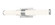 1 Light Vanity (276|1015-25W-BN-LED)