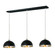 3 Light Pendant (276|1004P14-3L-MB-BN)