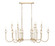 16 Light Linear Chandelier (276|352-56L-MGLD)