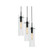 Vista 3 Light Round Pendant,60W,BK (1|VSAP05MBBKRND3)