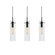 Vista 3 Light Linear Pendant,60W,BK (1|VSAP05MBBKLNR3)