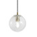 Palla 07'' Medium Base Pendant,120V,LB (1|PLAP07MBLB)