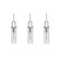 Houston 3 Light Linear Pendant,60W,SN (1|HOUP04MBSNLNR3)