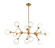 Solaris Aged Gold Brass Pendant (3605|C33014AG)