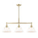 Yep by Golden Lighting Orwell 3-light Island Light in Brushed Champagne Brass and Opal Glass (36|3306-LP BCB-OP)