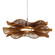 Wry Lighting Whisper Integrated LED Pendant in Latte Rope (36|6300-24 LAT)