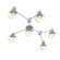 Hub & Spoke - Luna - Linear - 6pc (1289|SMB0095-HL-CS-FA-L3)