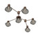 Hub & Spoke - Mesa - Linear - 6pc (1289|SMB0089-HL-BB-S-L3)