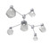 Hub & Spoke - Gem - Linear - 6pc (1289|SMB0039-HL-CS-S-L3)
