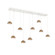 Cabochon Linear 9pc Multi-Pendant (1289|PLB0093-09-WI-WL-C01-L3-NB)