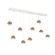 Cabochon Linear 9pc Multi-Pendant (1289|PLB0093-09-WI-C-C01-L3-NB)