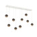 Cabochon Linear 9pc Multi-Pendant (1289|PLB0093-09-WI-B-C01-L3-FB)