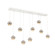 Cabochon Linear 9pc Multi-Pendant (1289|PLB0093-09-WI-A-C01-L1-BS)