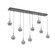 Cabochon Linear 9pc Multi-Pendant (1289|PLB0093-09-MB-S-C01-L3-BS)