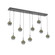 Cabochon Linear 9pc Multi-Pendant (1289|PLB0093-09-MB-S-C01-L1-GE)