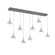 Cabochon Linear 9pc Multi-Pendant (1289|PLB0093-09-GP-WL-C01-L3-CS)