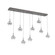 Cabochon Linear 9pc Multi-Pendant (1289|PLB0093-09-GP-C-C01-L3-CS)
