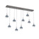 Cabochon Linear 9pc Multi-Pendant (1289|PLB0093-09-GP-C-C01-L3-BU)