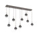 Cabochon Linear 9pc Multi-Pendant (1289|PLB0093-09-FB-S-C01-L1-GP)