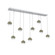 Cabochon Linear 9pc Multi-Pendant (1289|PLB0093-09-CS-C-C01-L1-GE)