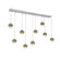 Cabochon Linear 9pc Multi-Pendant (1289|PLB0093-09-CS-A-C01-L1-GE)