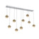 Cabochon Linear 9pc Multi-Pendant (1289|PLB0093-09-CS-A-C01-L1-GB)