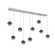 Cabochon Linear 9pc Multi-Pendant (1289|PLB0093-09-BS-S-C01-L3-MB)