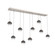 Cabochon Linear 9pc Multi-Pendant (1289|PLB0093-09-BS-C-C01-L1-GP)