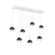 Cabochon Linear 7pc Multi-Pendant (1289|PLB0093-07-WI-C-C01-L3-MB)