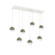 Cabochon Linear 7pc Multi-Pendant (1289|PLB0093-07-WI-C-C01-L1-GE)