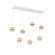 Cabochon Linear 7pc Multi-Pendant (1289|PLB0093-07-WI-A-C01-L1-TR)