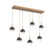 Cabochon Linear 7pc Multi-Pendant (1289|PLB0093-07-NB-C-C01-L1-FB)