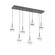 Cabochon Linear 7pc Multi-Pendant (1289|PLB0093-07-MB-C-C01-L1-WI)