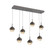 Cabochon Linear 7pc Multi-Pendant (1289|PLB0093-07-GP-A-C01-L3-FB)
