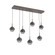 Cabochon Linear 7pc Multi-Pendant (1289|PLB0093-07-FB-S-C01-L1-GP)