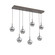 Cabochon Linear 7pc Multi-Pendant (1289|PLB0093-07-FB-S-C01-L1-CS)