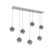 Cabochon Linear 7pc Multi-Pendant (1289|PLB0093-07-CS-S-C01-L3-BU)