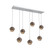 Cabochon Linear 7pc Multi-Pendant (1289|PLB0093-07-CS-B-C01-L3-BB)