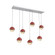 Cabochon Linear 7pc Multi-Pendant (1289|PLB0093-07-CS-A-C01-L1-RE)