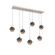 Cabochon Linear 7pc Multi-Pendant (1289|PLB0093-07-BS-B-C01-L1-GP)