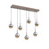 Cabochon Linear 7pc Multi-Pendant (1289|PLB0093-07-BB-B-C01-L3-CS)
