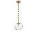 Nova Single Pendant with Chain (Bulb) (1289|LNB0064-01-GB-C-CH3-E2)