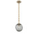Aster Round Single Pendant with Chain (Bulb) (1289|LNB0062-01-GB-S-CH2-E2)