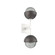 Cabochon Double Sconce (1289|IDB0093-02-WI-S-L3-GP)